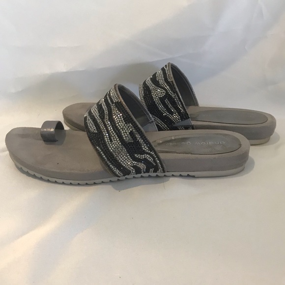 Andrew Geller beaded sandals - Picture 2 of 6